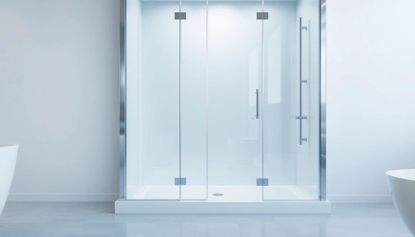 Erleben Sie die hochwertige duschkabine 90x90 komplett in einem modernen Badezimmer-Design.