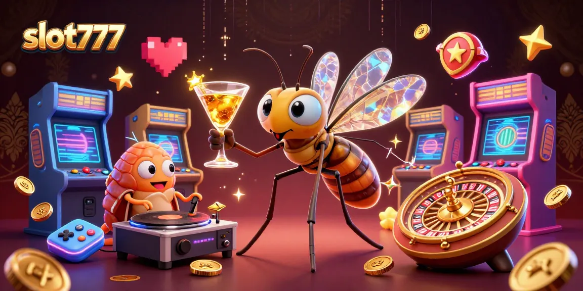 Menangkan jackpot di slot777 dengan slot bergambar mengagumkan dan suasana kasino warna-warni.
