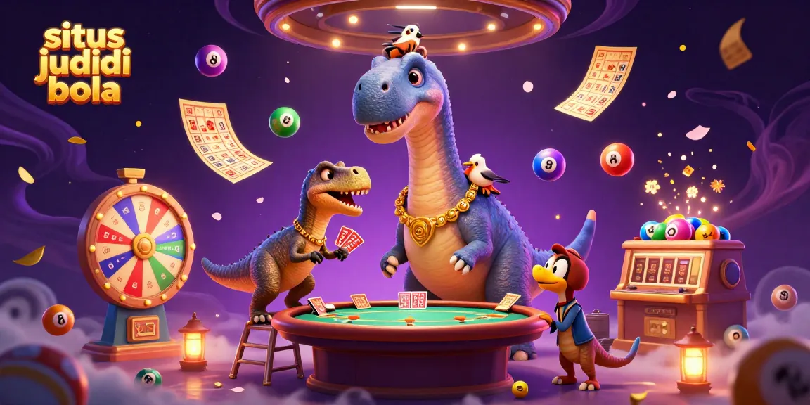Animate your winning strategies at situs judi bola with a lively 3D casino scene.