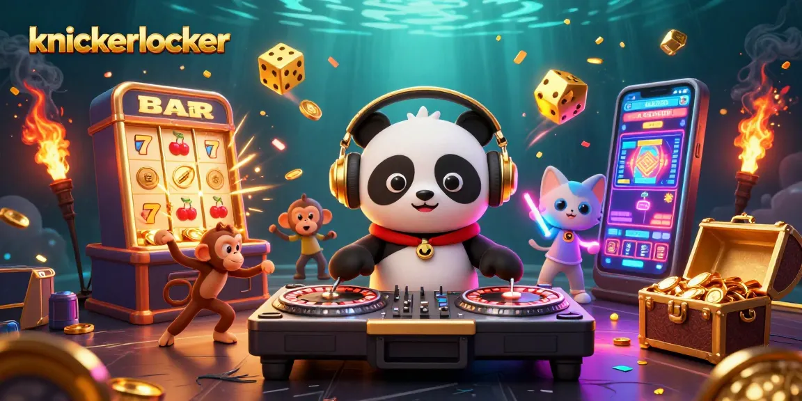 Join the fun with knickerlocker at this vibrant 3D casino scene filled with excitement and riches.