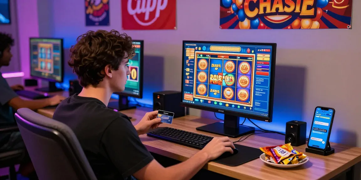 Engaging online casino gaming scene at https://fimltd.co.uk with dynamic graphics, player interaction, and vibrant decorations.