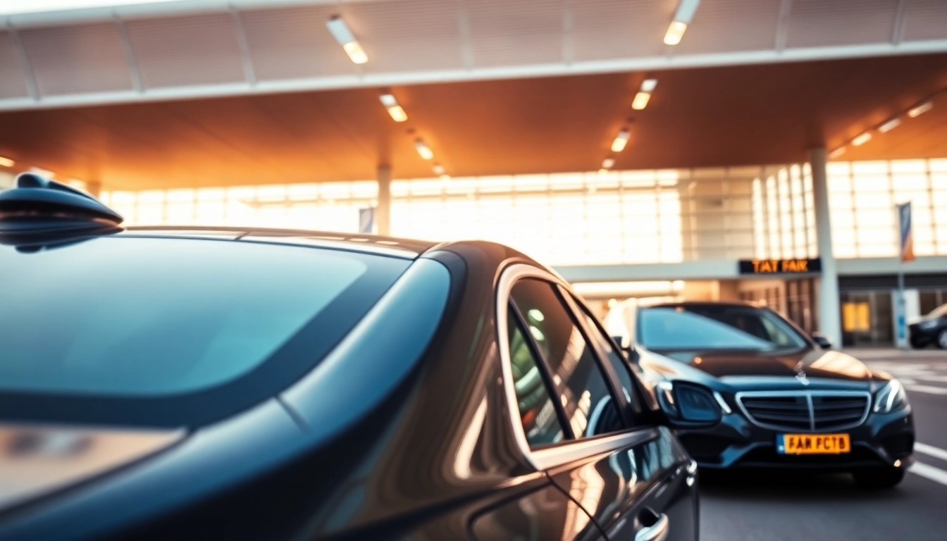 Taxi Nottingham to Heathrow Airport delivering reliable service with a modern taxi at Heathrow terminal.