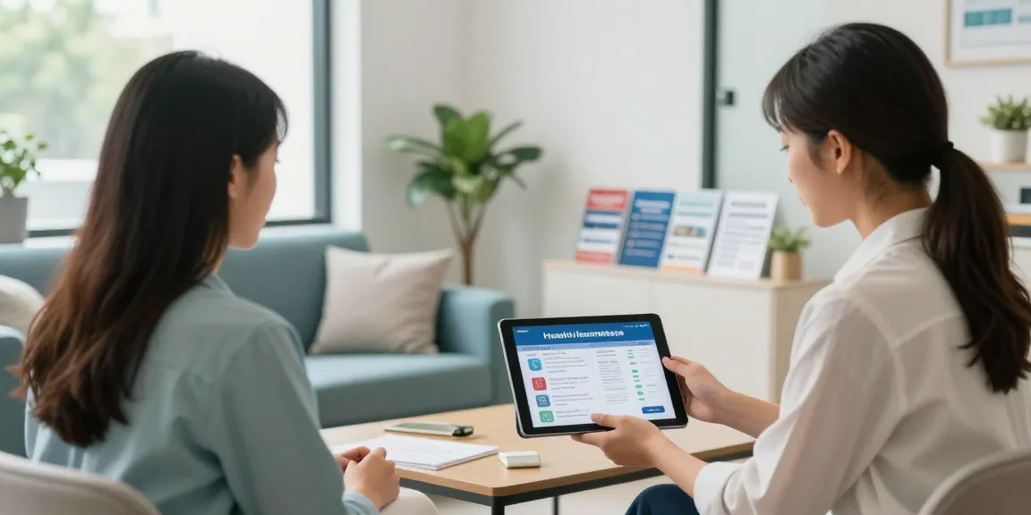 Special enrollment period guidance in a health insurance consultation at a wellness center.