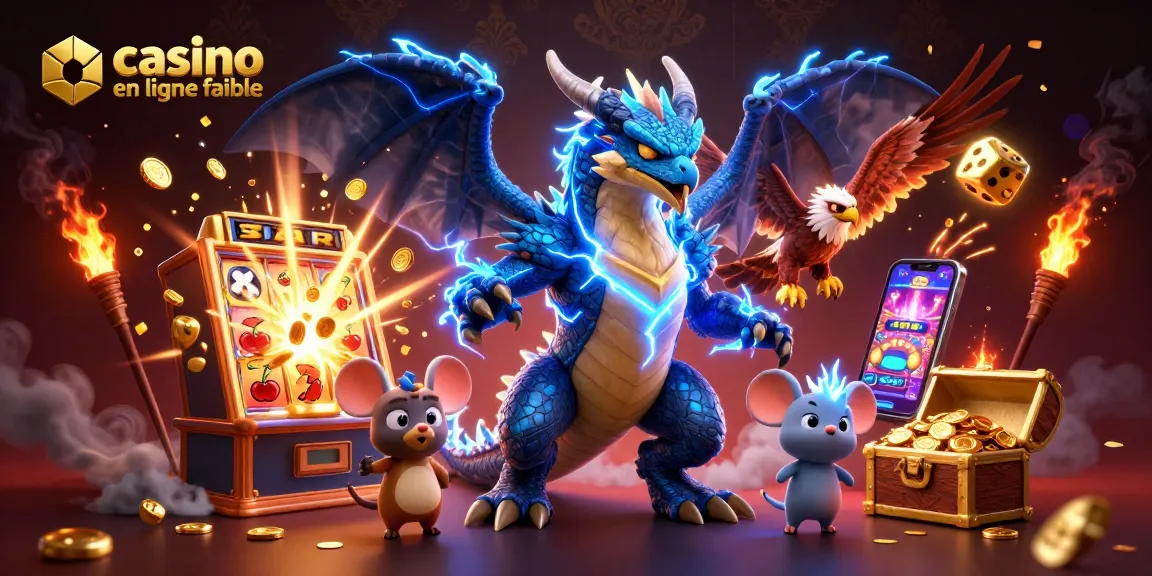 Vivez l'excitation du casino en ligne fiable avec des dragons et des machines à sous éclatantes.
