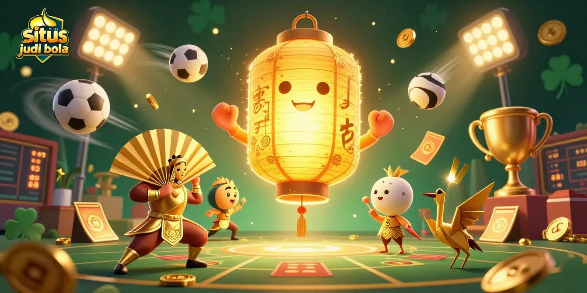 Engage with situs judi bola through an electrifying 3D illustration of dynamic sports betting action.