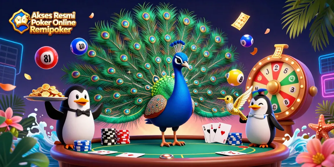 Engage with exciting gameplay at Akses Resmi Poker Online Remipoker with colorful poker elements and dynamic action.