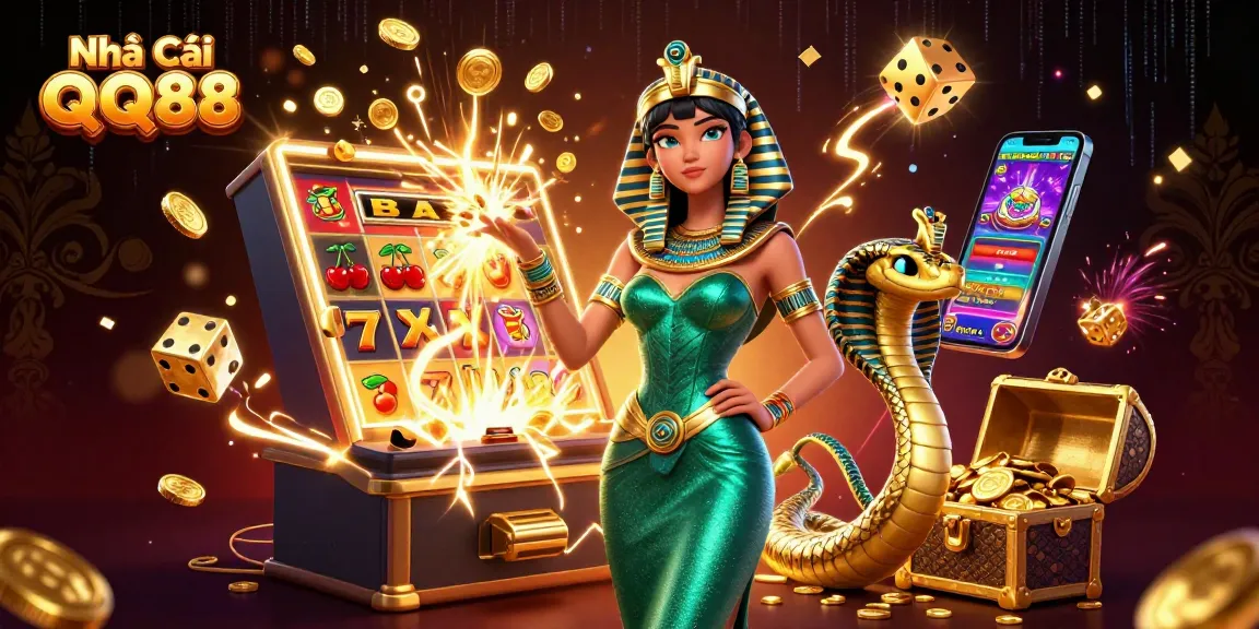 Experience the thrill of Nhà Cái QQ88 with vibrant casino action and dynamic gaming elements.