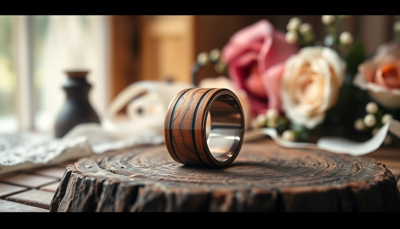 Unique Whiskey Barrel Wedding Bands: Craftsmanship Meets Personal Story