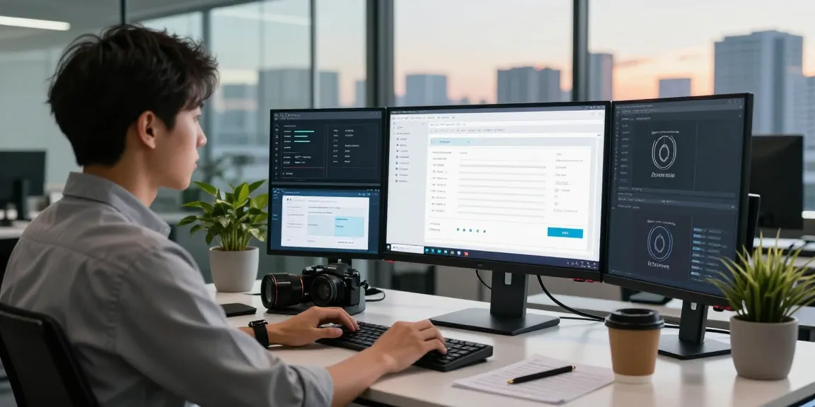 Data analyst using advanced AI to detect fake receipt in modern workspace, highlighting innovative verification technology.
