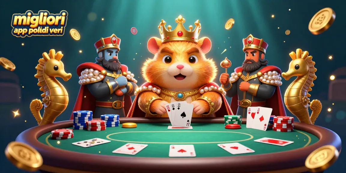 Migliori app poker soldi veri: gioca a poker con il re dei piccoli roditori in un ambiente incantevole.