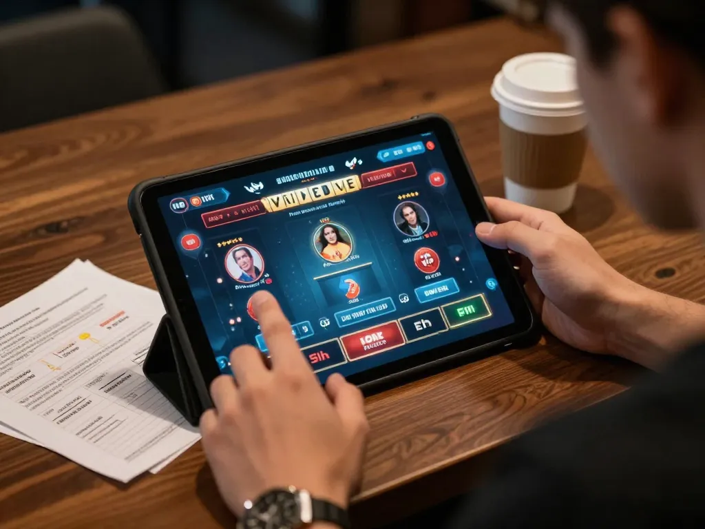 Sunwin offers a competitive online gaming experience with a focused player enjoying a live game.