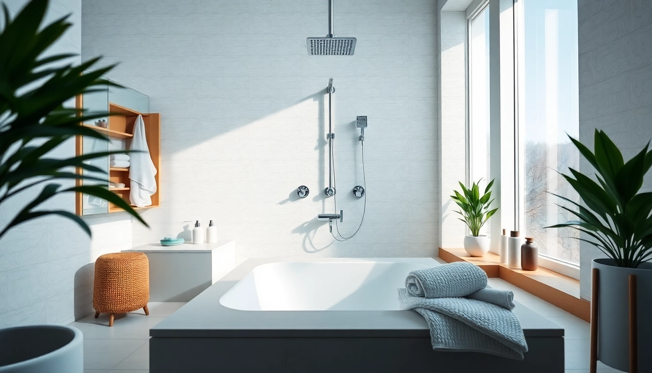 Transform your space with elegant showers au in a beautifully designed bathroom setting.