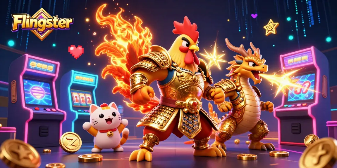 Flingster connects players in thrilling slot game chats with dynamic visual elements.