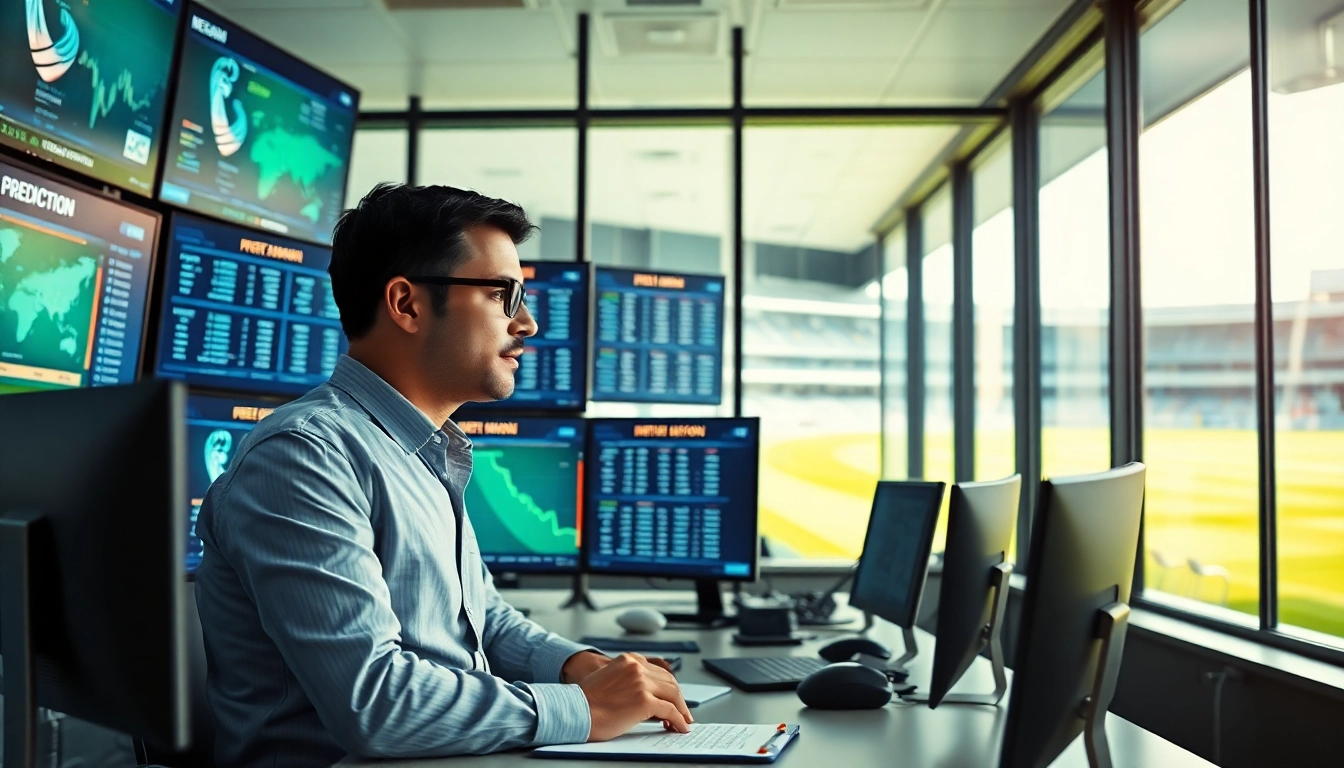 Engaging IPL match betting prediction analysis with a cricket analyst focused on statistics.