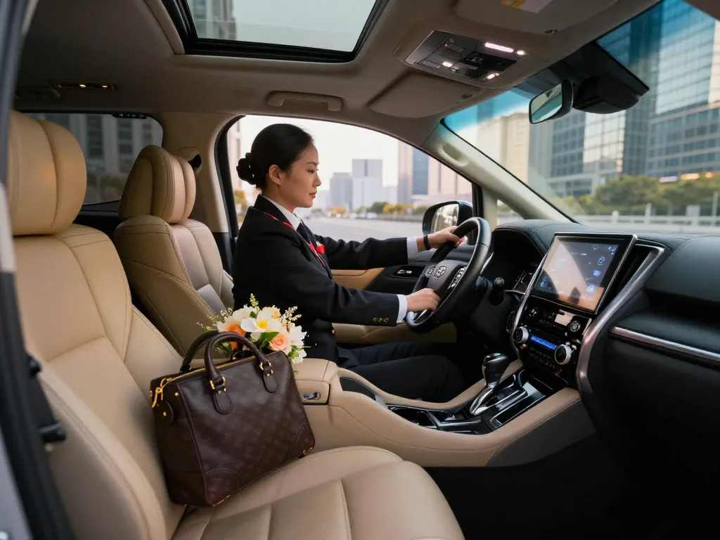 cho thuê xe Toyota Alphard cho chuyến đi cao cấp với tài xế chuyên nghiệp trong chiếc xe sang trọng.