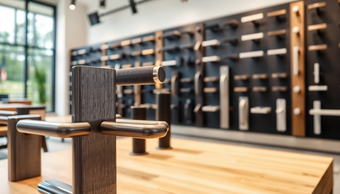 Showcasing a variety of handles by door handle suppliers with modern designs and finishes.
