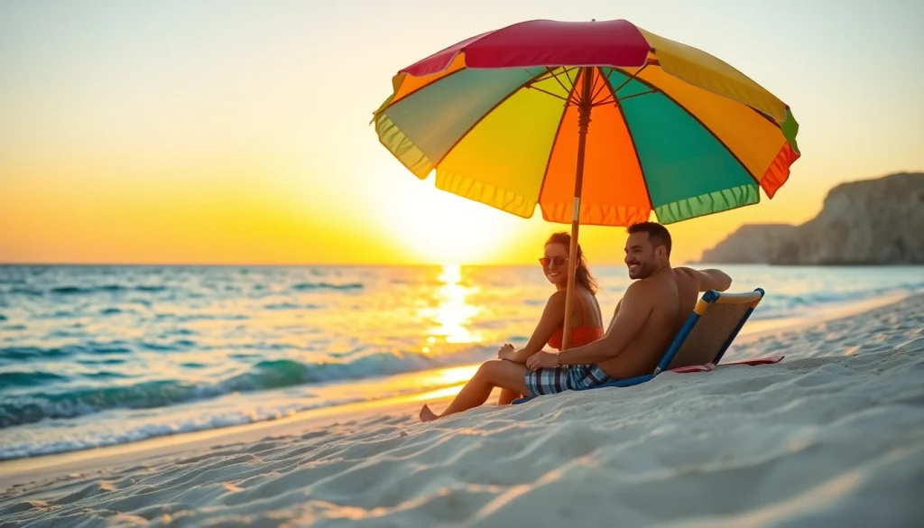 Capture the best time to visit Cabo with a couple enjoying a sunset on the beach.