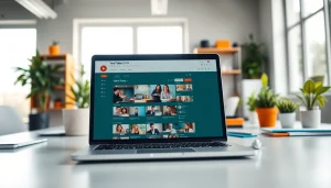 Enhance your strategy with a visually engaging YouTube SMM panel interface.