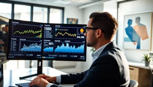 Analyze seo pricing malaysia through data-driven insights in a modern office.