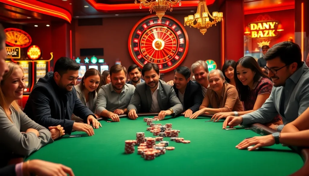 Experience the thrill of winning at https://jun88.buzz/ with exciting casino games featuring poker tables and roulette.