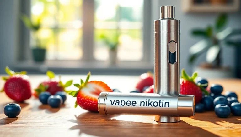 Genießen Sie Freude mit vape ohne nikotin, präsentiert in einem einladenden Naturszenario.