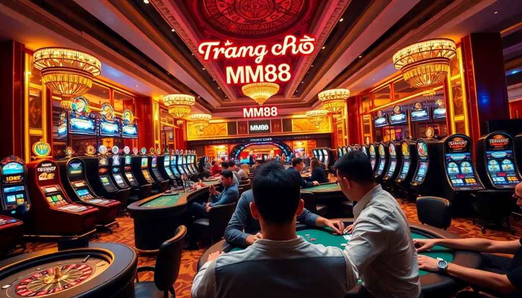 Experience the thrill of the casino at Trang chủ MM88 with engaging games and vibrant atmospheres.