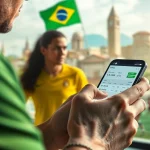 Discover the best sports betting sites for Brazil with an engaging scene depicting Brazilian sports culture.