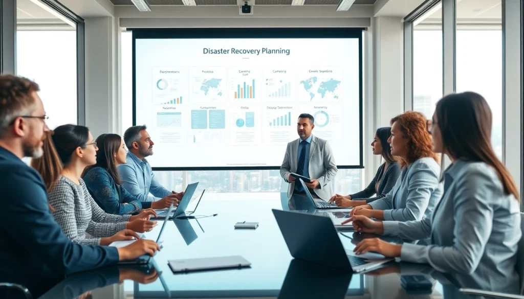 Understanding Disaster Recovery Planning in a collaborative team meeting setting.