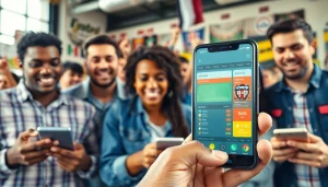 Explore best sports betting apps India with diverse users engaged in exciting sports betting.