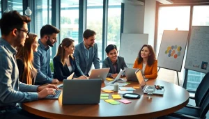 Boost your Good Wolf Marketing strategies with a dynamic business collaboration scene.