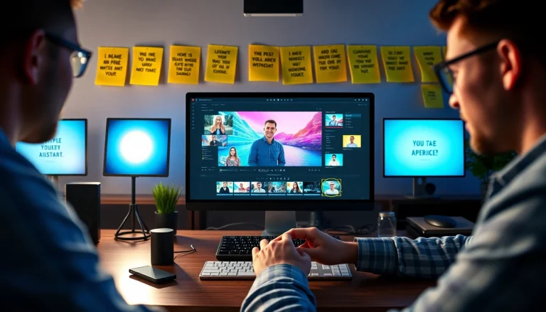 Trending motivation tutorial depicted in a modern workspace with inspiring visuals.