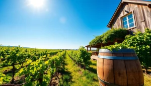 Discover wineries in Clarksburg with breathtaking vineyard views and rustic charm in the delta.