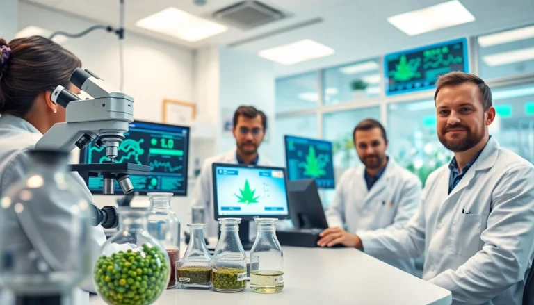 Researching WIN55 synthetic cannabinoids in a modern laboratory setting.