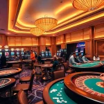 Engaging Babu88 casino scene showcasing vibrant slot machines and intense gameplay.