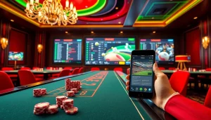 Experience seamless indibet casino login with vibrant casino visuals, showcasing betting excitement and security.