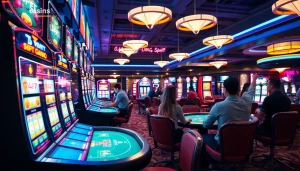 Experience the excitement of the best online casinos Canada with engaging slot machines and lively players.