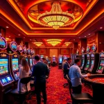 Experience the thrill of Slot Terpercaya with dynamic slot machines and excited gamblers.