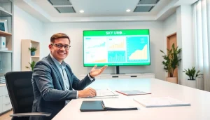 신용카드 현금화 방법을 설명하고 있는 전문 금융 상담사의 모습