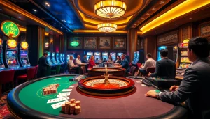 Experience high-stakes excitement with "Nếu như vậy bám vào đây" at our luxurious casino tables.