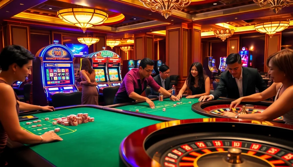 Experience thrilling gameplay at https://thabets.it.com/ featuring luxurious casino elements and engaged players.