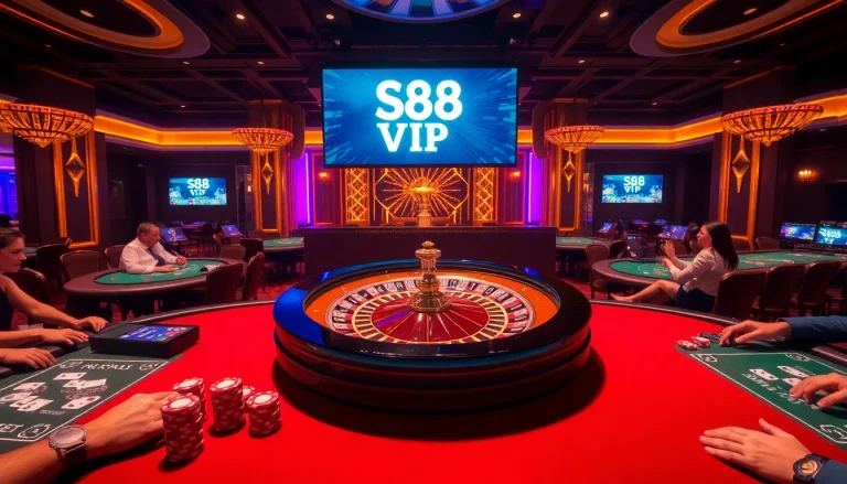 Experience the thrill of high-stakes gambling at S88 VIP casino with exciting games and vibrant atmosphere.