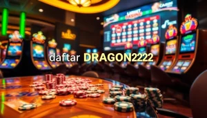 Engaging players at the slot machines while promoting daftar DRAGON222 for online gambling success.