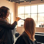Experience precision haircuts and vibrant highlights at addendum salon in a welcoming setting.