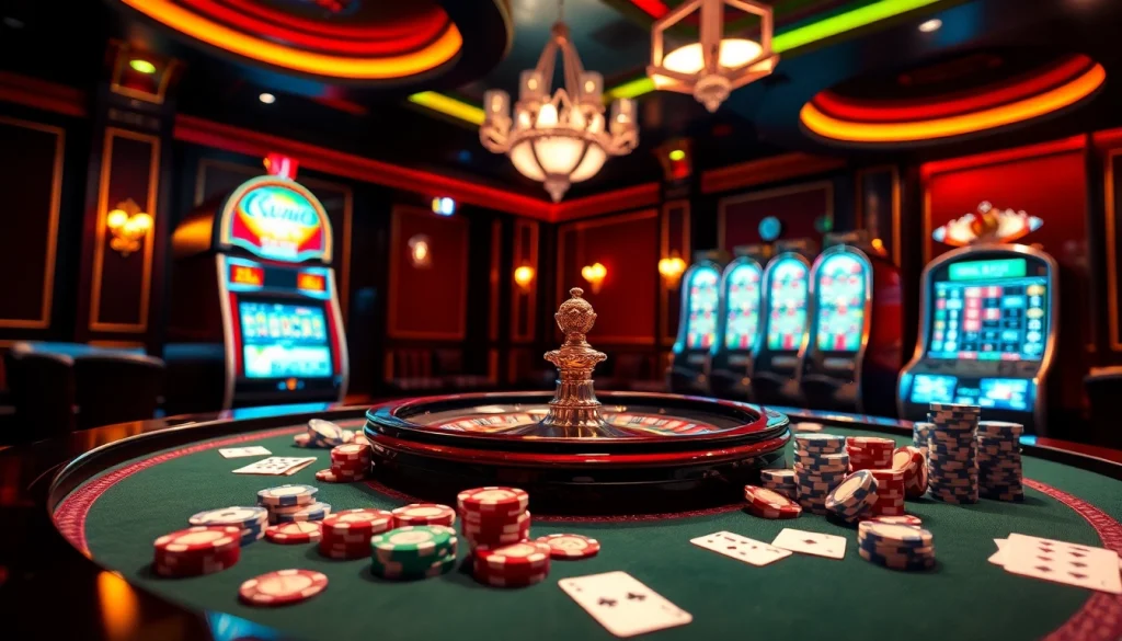 Experience thrilling betting moments at https://cakhiatv1.net with vibrant casino action featuring roulette and poker chips.