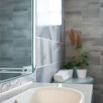 Illuminate your space with a stylish mirror with Lights that enhances bathroom elegance and functionality.