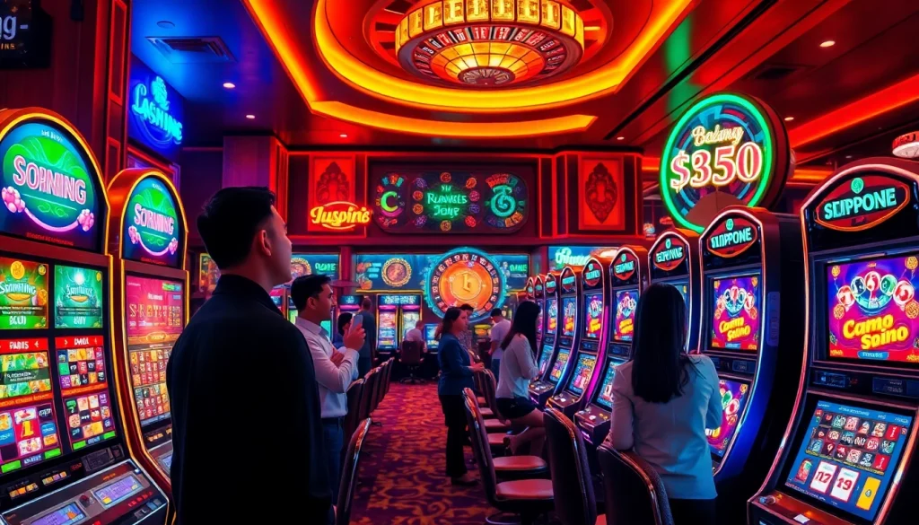 Rasakan sensasi slot depo pulsa dengan mesin slot modern di kasino mewah.