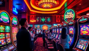 Rasakan sensasi slot depo pulsa dengan mesin slot modern di kasino mewah.