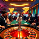 Engaging casino scene featuring players at PS99, showcasing excitement and luxury.