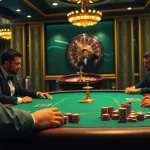 Experience thrilling games with lương sơn tv at a vibrant casino poker table.