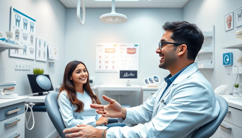 Consultation about 歯並び 悪い in a modern orthodontic clinic.